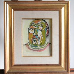 Tableau peinture Portrait d'homme Fritz STÄGER
