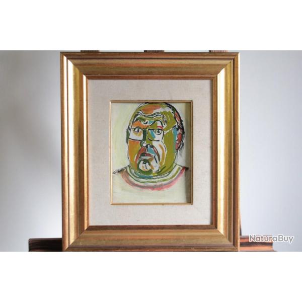 Tableau peinture Portrait d'homme Fritz STGER