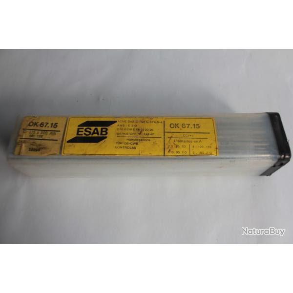 Baguettes lectrodes soudure 300 X 3.15 ESAB 67.15