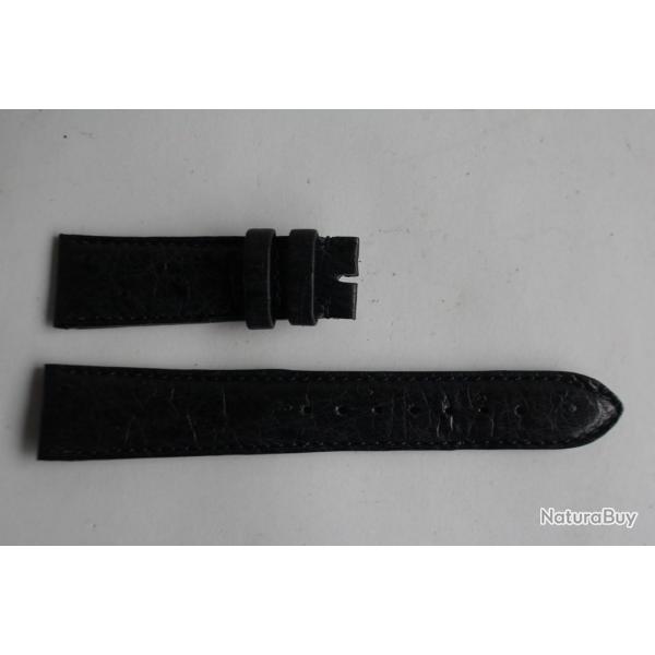 GUBELIN Bracelet montre croco bleu fonc 19 mm