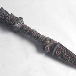 Ancien Phurba Kilaya Vajrakila bois Rituel bouddhiste Népal
