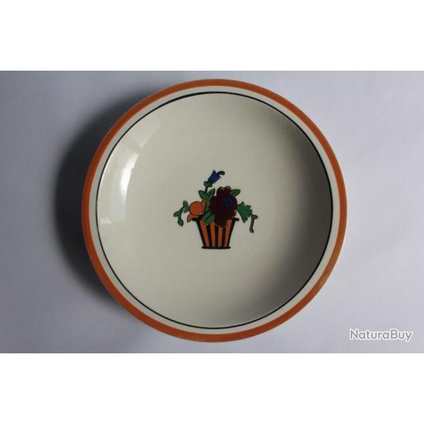 Ancienne assiette plate Jean Luce art dco