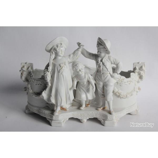 Jardinire Porcelaine biscuit Enfants