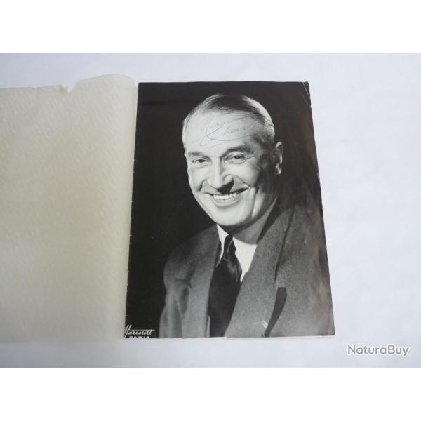 Programme Gala Maurice Chevalier sign Chanson franaise
