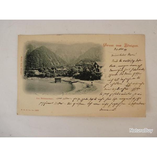 CPA Suisse Bern Gruss aus Bonigen illustre Carte postale