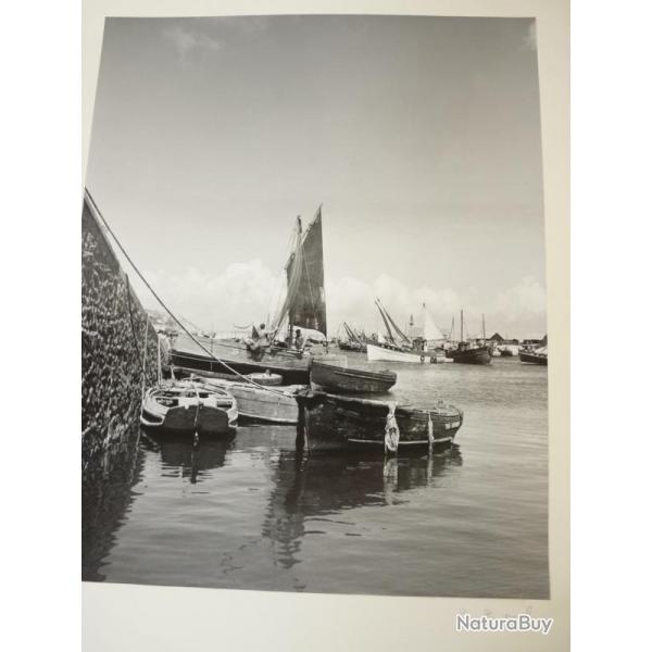 Grande Photographie Finistre CAMARET Le Port BOREL