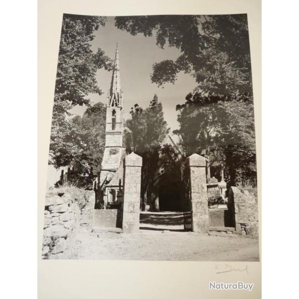 Grande Photographie Finistre SAINT NIC L'glise BOREL