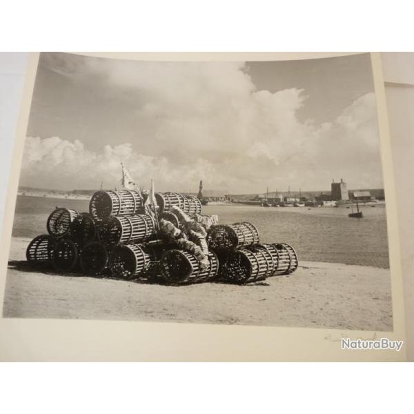 Grande Photographie Finistre CAMARET Le Port BOREL