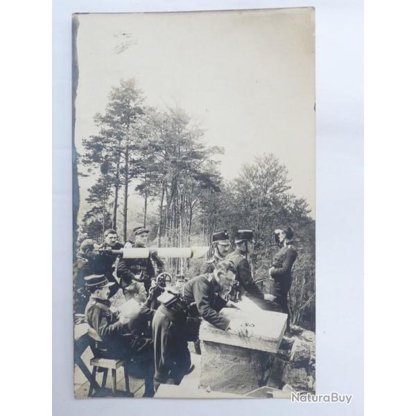 CP photo Militaire Suisse Lecture de carte 1915 Carte Postale