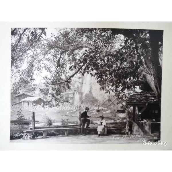 Photo Fred BOISSONNAS 1896 Cascade Village Suisse XIII