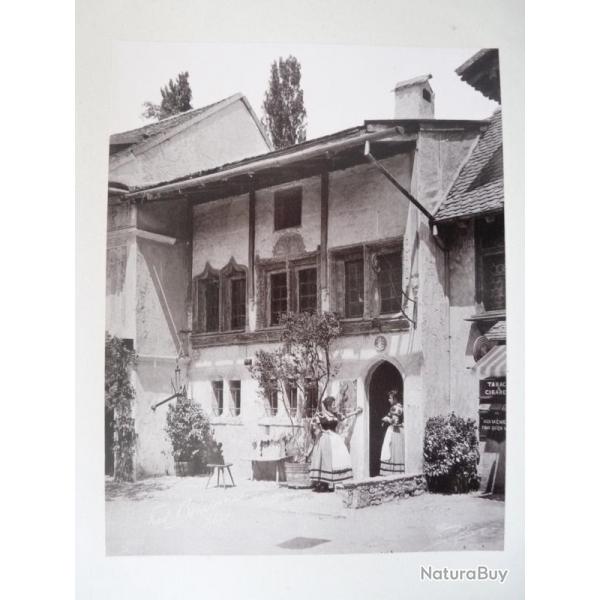 Photo Fred BOISSONNAS 1896 Village Femme IV Suisse