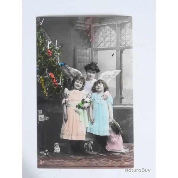 CPA Fantaisie Nol Ange GLCO 1020/5 Oranotypie ? Carte Postale