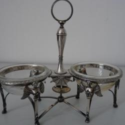 Salière Argent France 1er Coq Empire Argenterie Art de la table