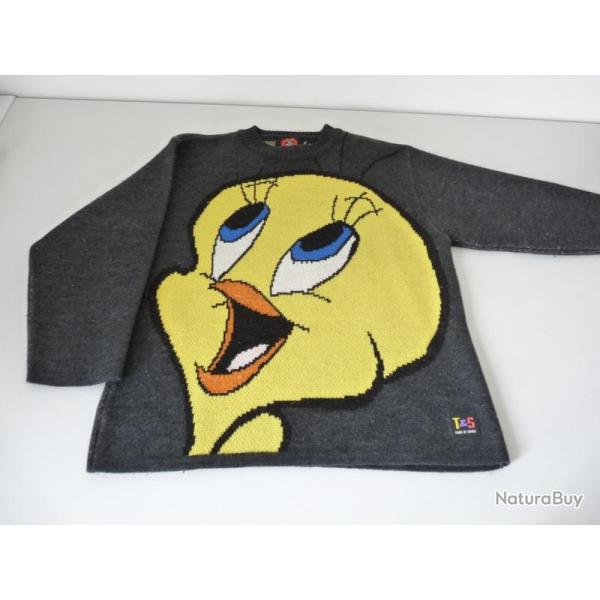 Pull LOONEY TUNES titi cartoon WARNER BROSS  vtement