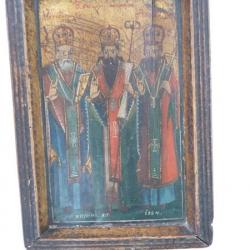 Icône Russe peinture 1854 Antiquités religion