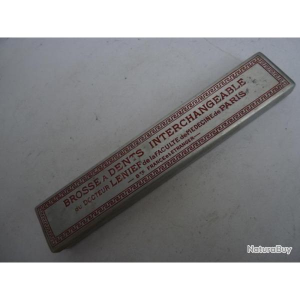 Boite pour brosse a dent aluminium dentiste Salle de bains Cosmtique