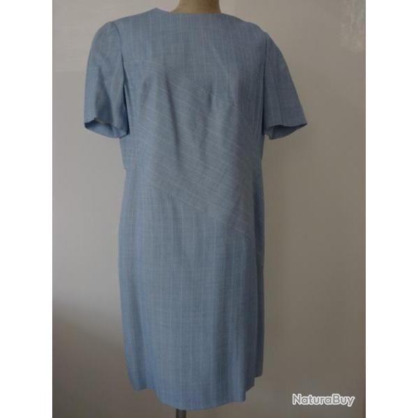 Robe Louis FERAUD Bleu Vtement Mode Vintage
