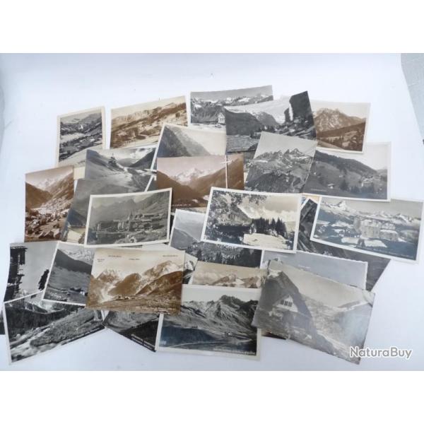 30 CP photo Suisse Montagne Cabane Carte Postale