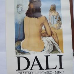 Affiche Salvador DALI Exposition Divonne Les Bains 1988