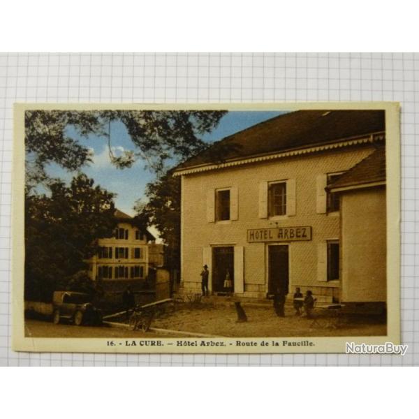 CPA 01 AIN La Cure Htel Arbez Route de la Faucille Carte Postale