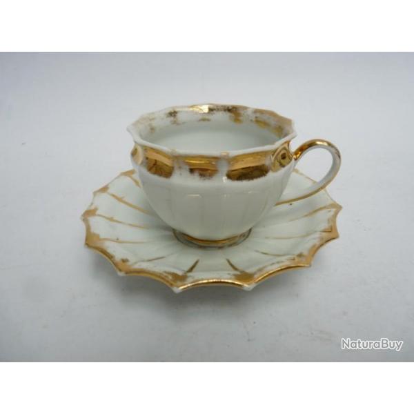 MEISSEN Tasse porcelaine XIXe sicle