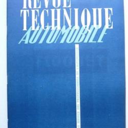 RTA Revue Technique Automobile N°37 1949 Auto Ford V8