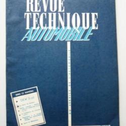 RTA Revue Technique Automobile N°145 1958 Auto DKW 3 cyl.