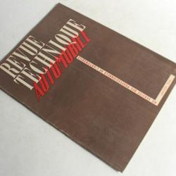 RTA Revue Technique Automobile N°21 1948 Moteur DOG