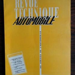 RTA Revue Technique Automobile N°107 1955 Auto Dyna Panhard 4CV Renault