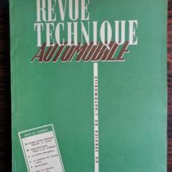 RTA Revue Technique Automobile N°106 1955 Auto Dyna Panhard 2CV Citroën
