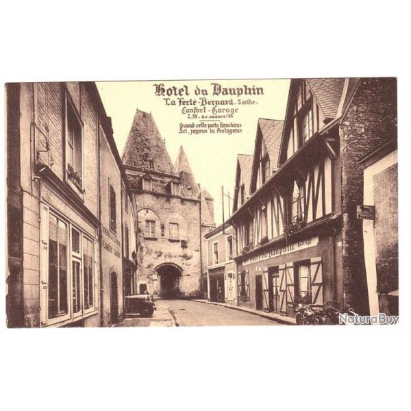 CPA 72 Sarthe La Fert Bernard Htel du Dauphin Carte Postale