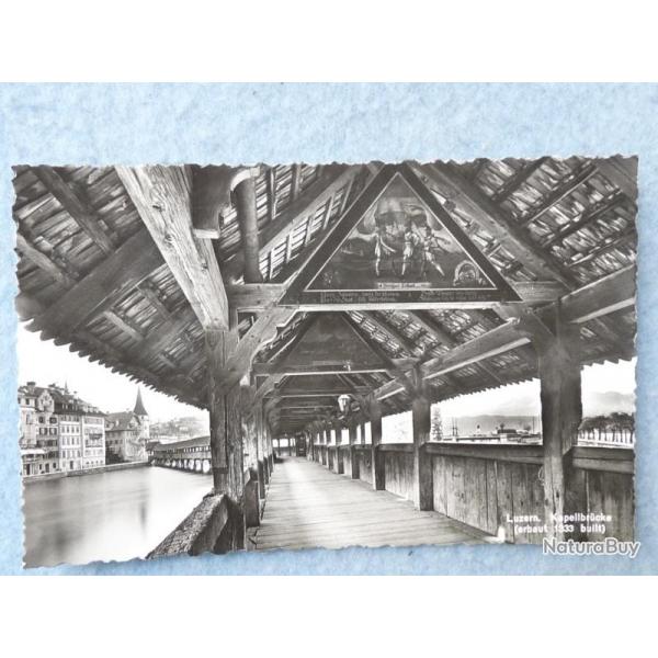 CP Suisse Luzern Kappellbrcker Pont de Lucerne Carte Postale