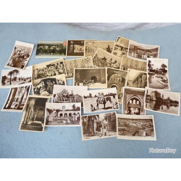 Ensemble 25 CP Afrique du Nord Maroc Algrie Bdouin Carte Postale