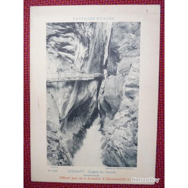 Photo Paysages Suisses Suisse ZERMATT Gorges du Gorner