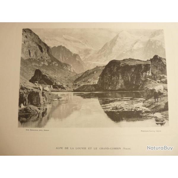 Photo Fred BOISSONNAS Suisse Alpes de la Louvie Grand Combin Valais