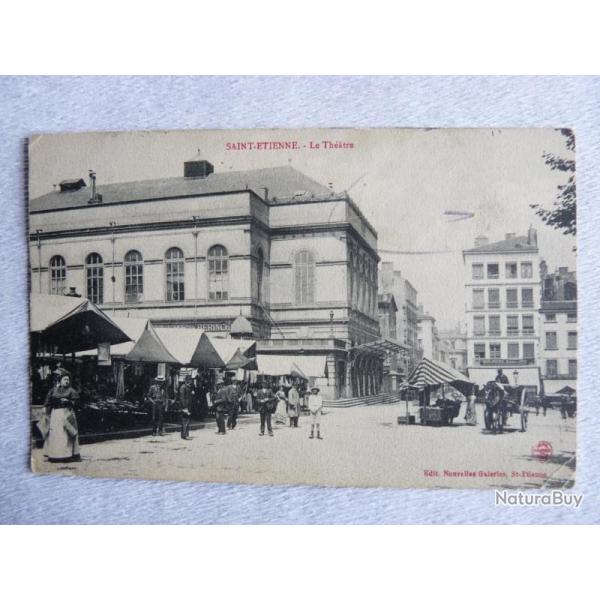 CP 42 Loire Saint Etienne Le Thtre anim Carte Postale