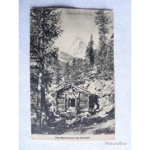 CPA Suisse Valais Das Matterhorn bei Zermatt