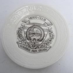 Assiette céramique Moto Club F.I.M. ceramica pimontese