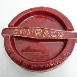 Cendrier céramique publicité COFRACO Sous-Vêtements Paris