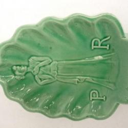 Cendrier céramique publicité Bonneterie Couture Cigarettes Tabac Fumeur