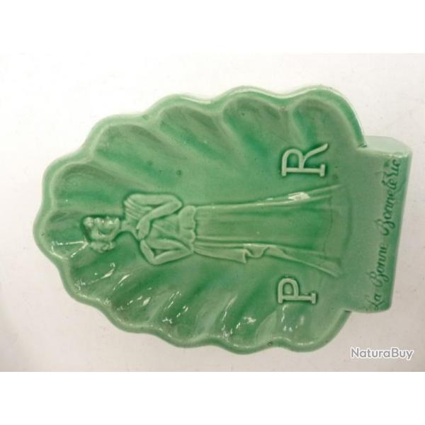 Cendrier cramique publicit Bonneterie Couture Cigarettes Tabac Fumeur