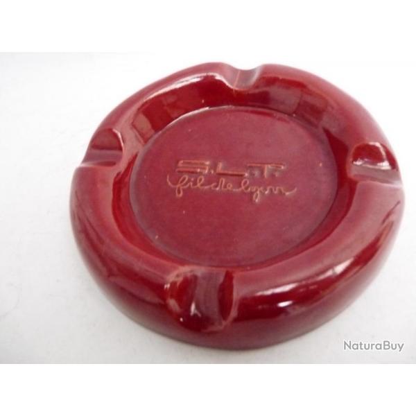 Cendrier cramique publicit SLT Fil de Lyon Cigarettes Tabac Fumeur