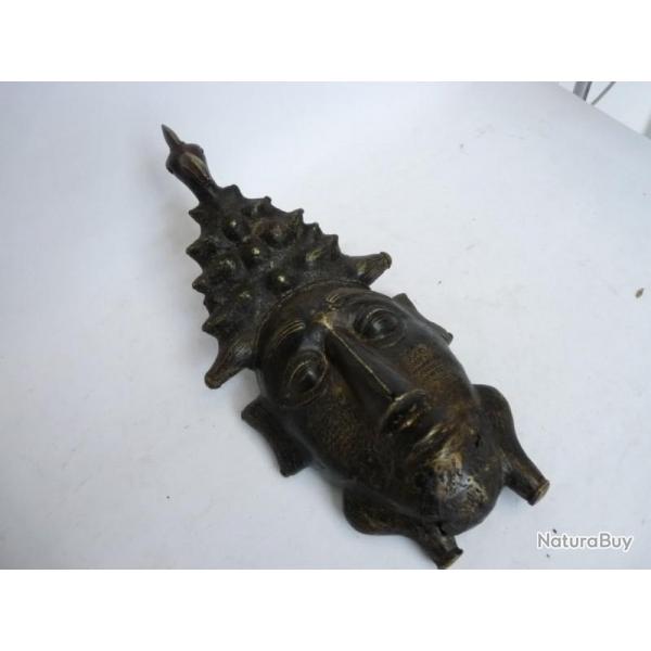 Masque Africain bronze Antiquits Objets ethniques