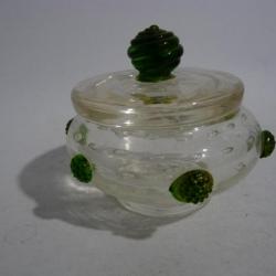 Boite en verre bullé avec application à chaud Art de la table