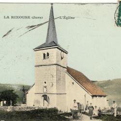 CPA 39 JURA LA RIXOUSE L'église 1910