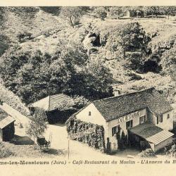 CPA 39 JURA BAUME LES MESSIEURS Café Restaurant