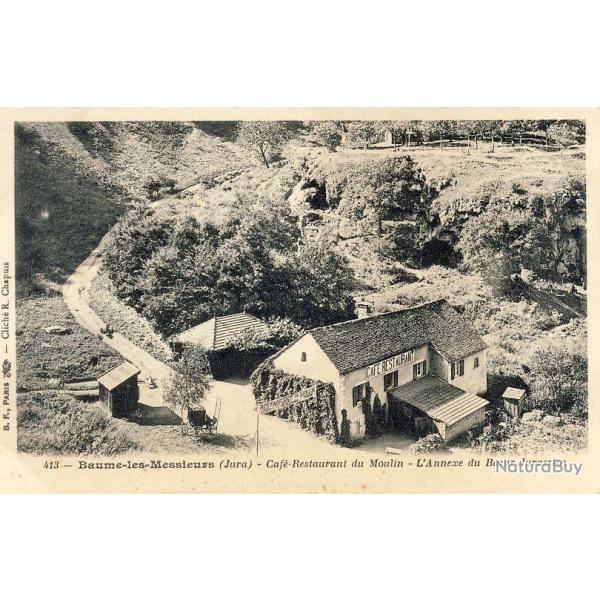 CPA 39 JURA BAUME LES MESSIEURS Caf Restaurant