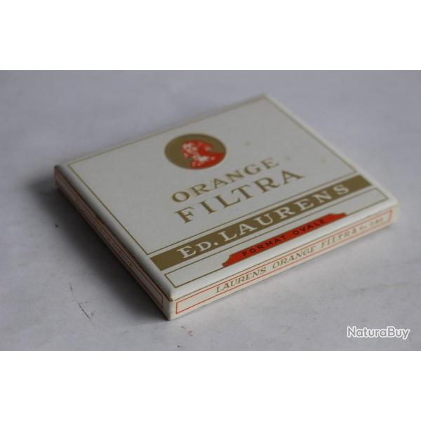 Boite a cigarettes ED.LAURENS Orange Filtra tabac objets du fumeur