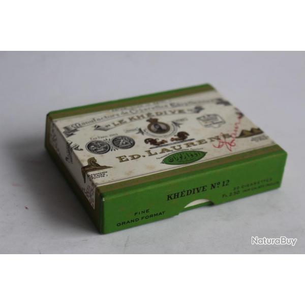Boite a cigarettes ED.LAURENS Khdive N12 tabac objets du fumeur