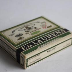 Boite a cigarettes ED.LAURENS Khédive Vert Extension Hollandaise tabac